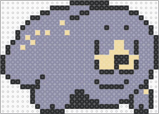 Seal sprite - gray,seal,cream,cute,animal,sprite,gameboy color