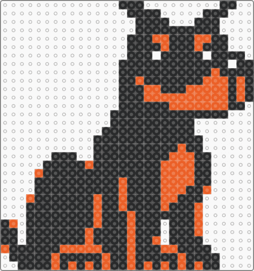 Dobermann sprite - black,orange,dobermann,dog,puppy,sprite,gameboy color,animal,brown