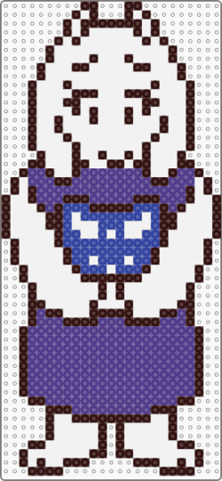 Mini-Sprite Accurate Toriel - brown,purple