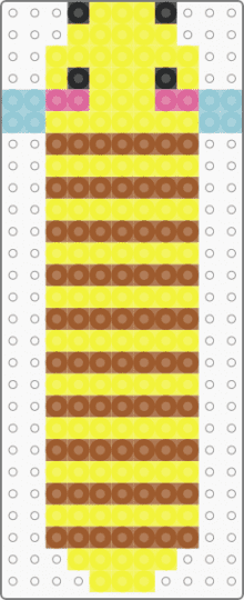 Bumblebee Bookmark - yellow,tan