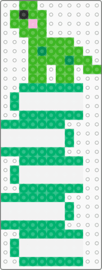 Dinosaur Bookmark Green - green