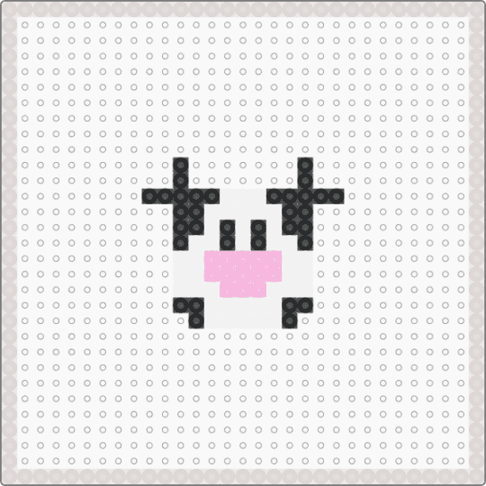 Perler Bead Small - Cow - beige