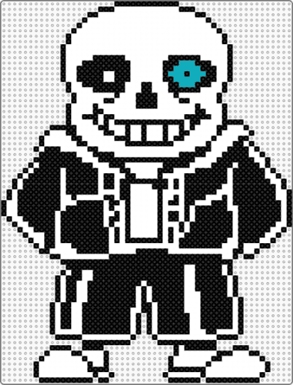 Battle Sans (Blue Eye) - white