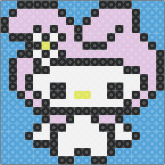 my melody - pink,light blue