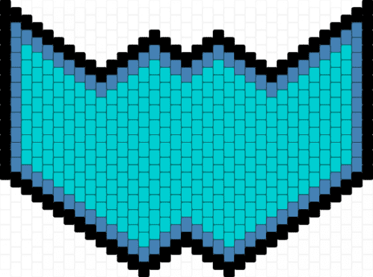 blue mask - light blue