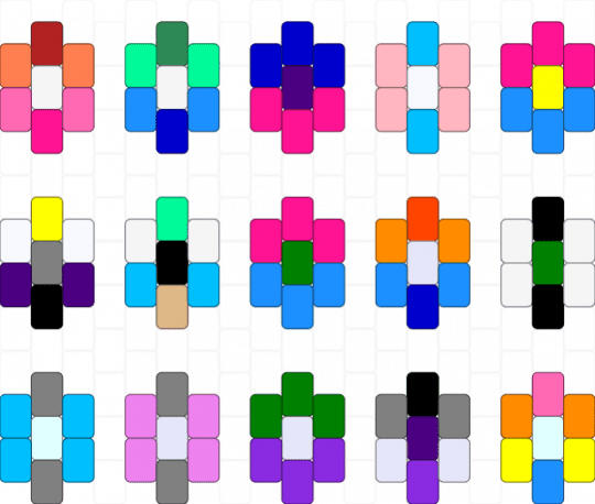 Pride Flowers! - gray, light blue, pink, purple