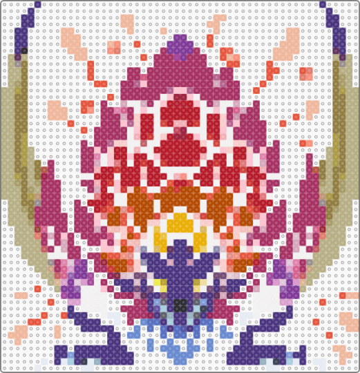 Seething Bazelgeuse - purple,beige,pink,red,monster hunter,seething bazelgeuse,bazelgeuse