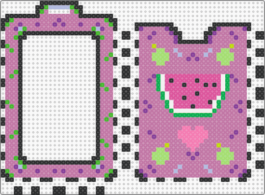 Watermelon ID Badge Holder - pink