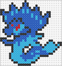 Water Zygarde 50% - zygarde,pokemon,water,character,gaming,blue
