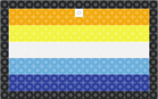 Aroace keychain - light blue, orange, purple, yellow