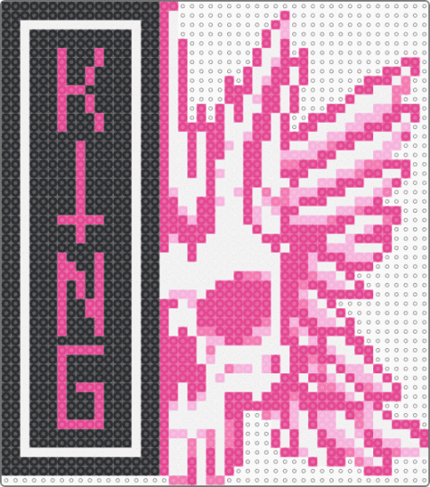 Sullivan king idea - pink, white