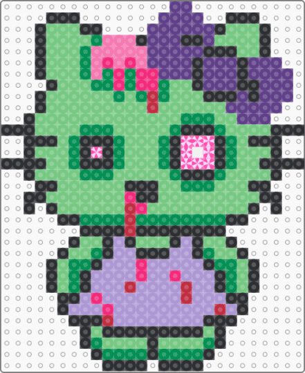 zombie hk - zombie,hello kitty,halloween,spooky,teal,green,pink