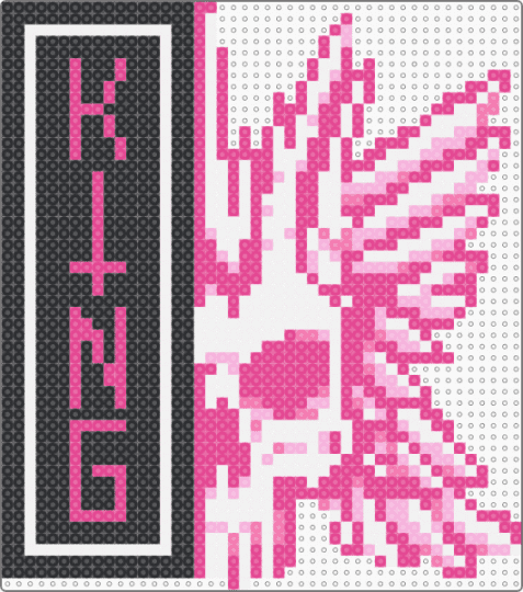 Sullivan king idea - white,pink