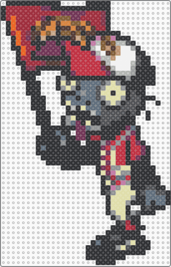 baseball pvz - black,red,gray,yellow,colorful