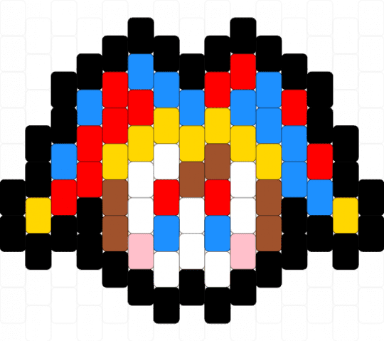 Tad clown ykyk - red,light blue