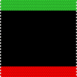 back panel - bag,panel,stripes,black,green,red