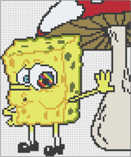 exasperated sponge - beige, gold, yellow