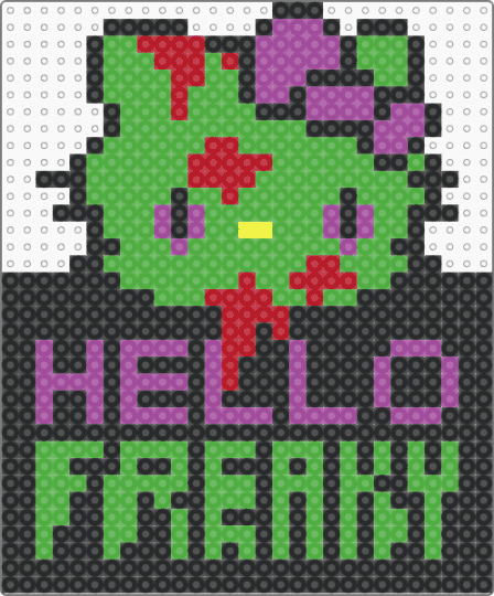 Hello Freaky - black,green
