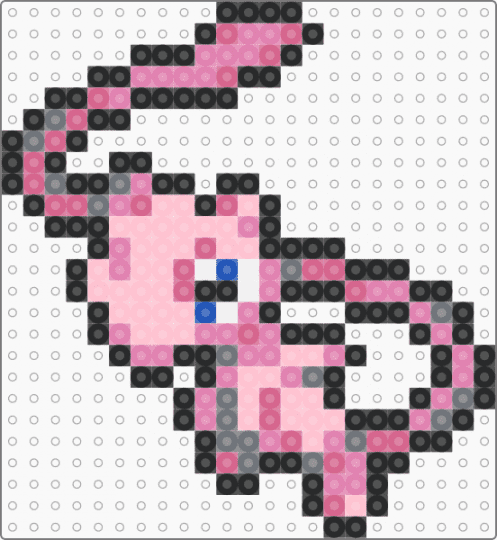 Mew - pink,mew,mega blocks,pokemon