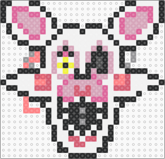 Mangy mangy MANGLEE - white,pink,red