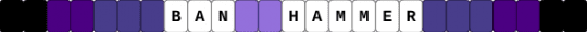 Banhammer single PHIGHTING! - banhammer, kandi, phighting, purpell, purple, single, white