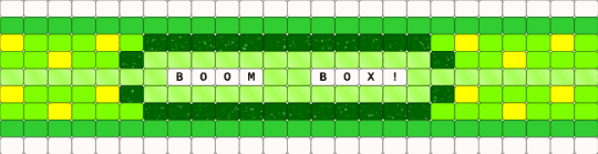 Boombox cuff PHIGHTING! - boombox, green, kandi, phighting