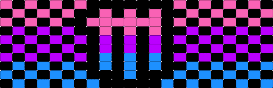bi cufff - black,pink,purple