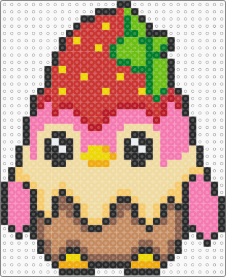 Strawberry Penguin - Adopt Me! - red,beige,pink,tan,sweet,cute,penguin,kawaii,chibi,adopt me,roblox