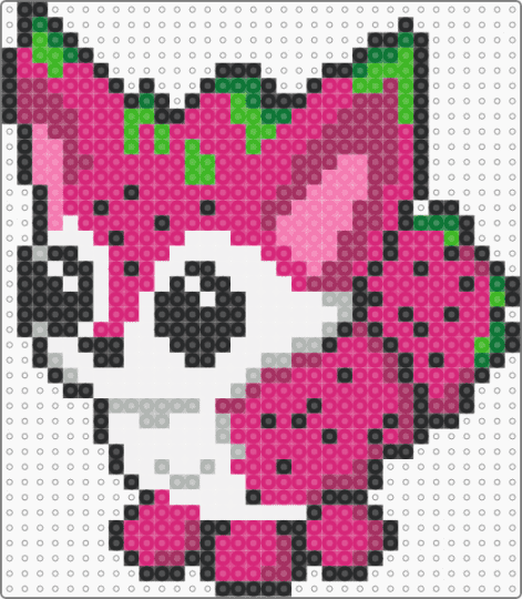 Dragonfruit Fox - Adopt Me! - pink,adopt me,roblox,fox,cute,fruit,dragonfruit