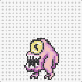 Groumple - monster,cyclops,muk,pokemon,character,halloween,scary,cute,funny,pink
