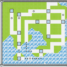 Kanto Map - kanto,map,pokemon,gaming,water,green,light blue