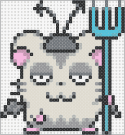 Spat - spat,hamtaro,hamster,character,manga,tv show,trident,gray,teal