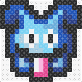 Klonoa Enemy 1 - klonoa,namco,character,tongue,video game,light blue,blue,pink