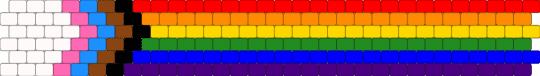 progress pride peyote - orange,green,colorful