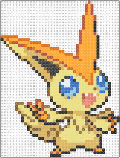gen 5 victini - animal, cute, kawaii, nintendo, orange, pokmon, video game, yellow