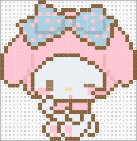 my melody - tan,pink,sanrio,hello kitty,cute,kawaii,bunny rabbit,animal