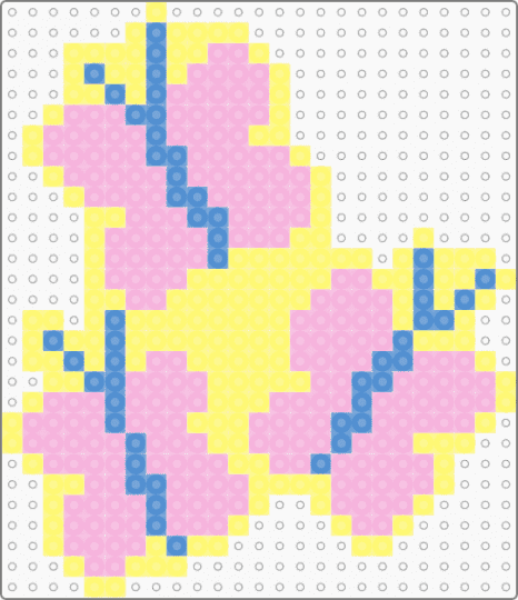 fluttershy cutiemark - yellow,pink,flutter shy,mlp,my little pony,keychain