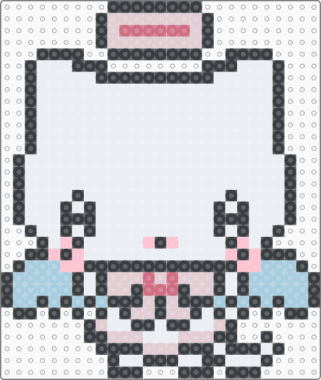 angel pupu (扑扑) from baobaopupu (饱饱扑扑) - white,pink,light blue,cute,kawaii,cat,animal,chibi,kitten,kitty,small