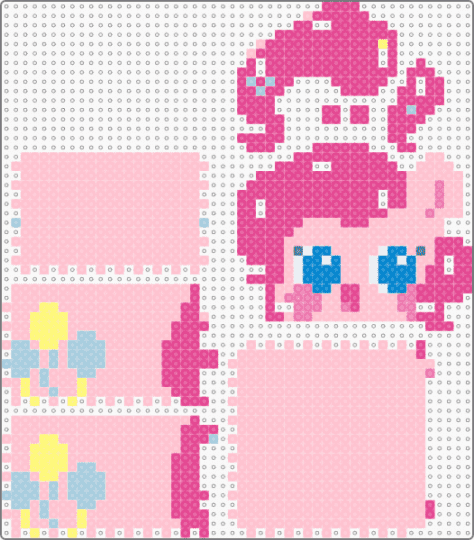(mlp drawer set) pinkie pie box (check desc for assembly) - 3d, chest, cute, decor, decoration, kawaii, my little pony, pink
