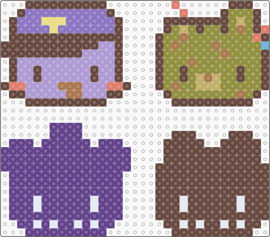 purple guy, springtrap, shadow freddy, shadow bonnie/rwqfsfasxc - brown, charm, charms, cute, five nights at freddys, fnaf, gold, kawaii, purple, video game, william afton