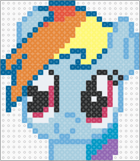 dashie charm - light blue,orange,cute,my little pony,mlp,horse,animal,pegasus,cartoon,rainbow dash