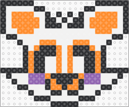 lolbit charm - charms, cute kawaii, five nights at freddys, fnaf, fox, furry, keychain, orange, video game, white