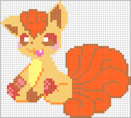 vulpix - yellow,tan,orange,pokmon,cute,kawaii,animal,nintendo,video game