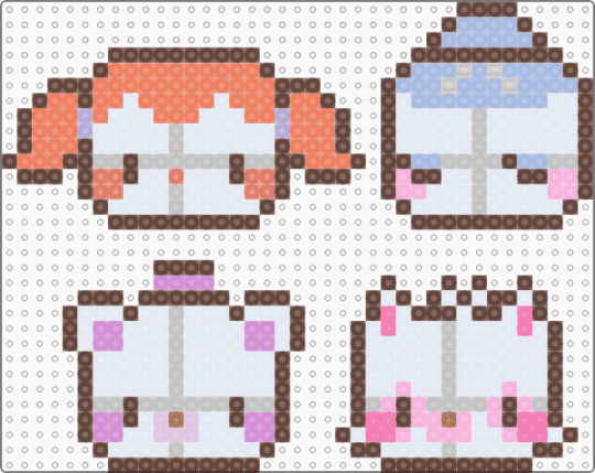 circus baby, ballora, funtime freddy, funtime foxy - brown, charm, charms, cute, five nights at freddys, fnaf, kawaii, orange, sister location, video game