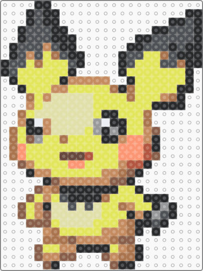 pichu - animal, cute, kawaii, nintendo, pikachu, pokmon, tan, video game, yellow