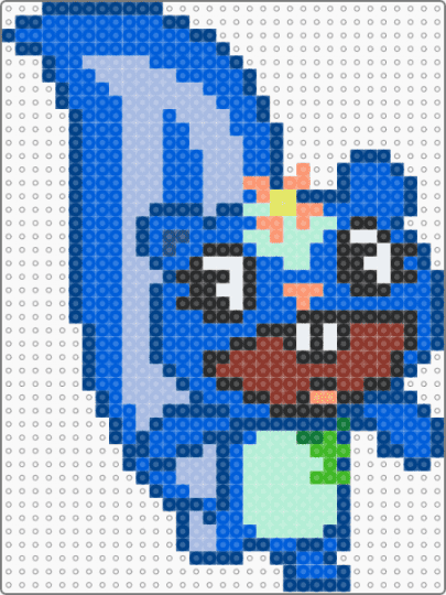 petunia htf - blue,light blue,cute,kawaii,cartoon,happy tree friends,furry,squirrel,animal,animals
