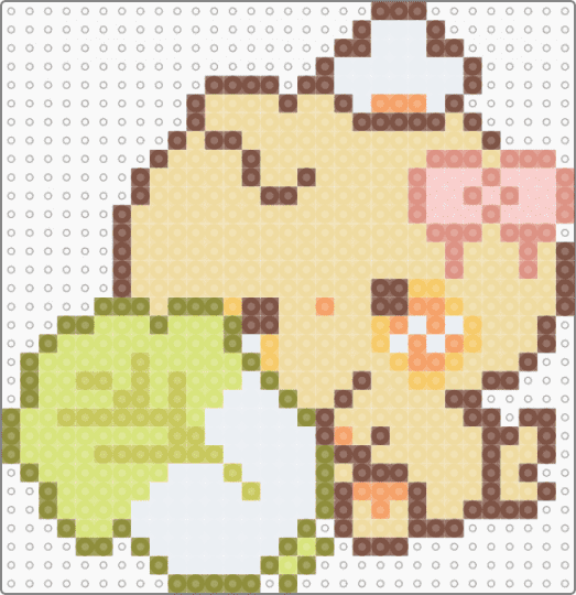 baby chick lettuce - tan,beige,yellow,cute,kawaii,animal,food,vegetable,chicken,duck,bird