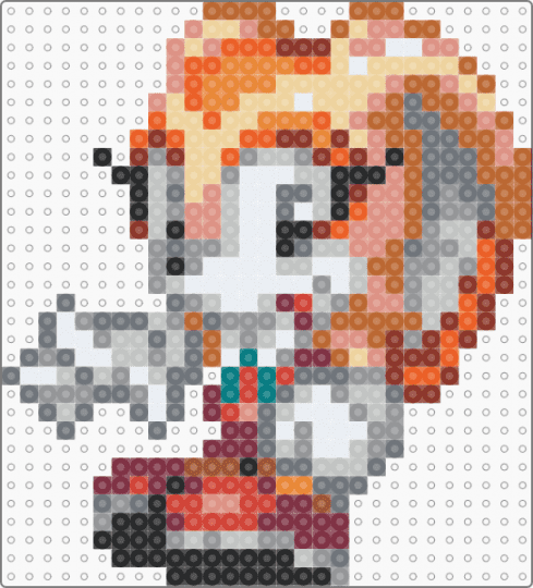 cream the rabbit sprite (victory) ver.2 - tan,beige,gray,bunny,cute,kawaii,furry,animal,video game,sega,sonic the hedgehog