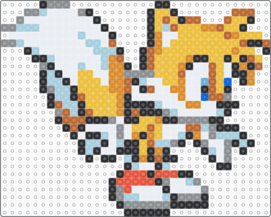 tails the fox - gray, light blue, miles prower, sonic the hedgehog, tan, video game, yellow