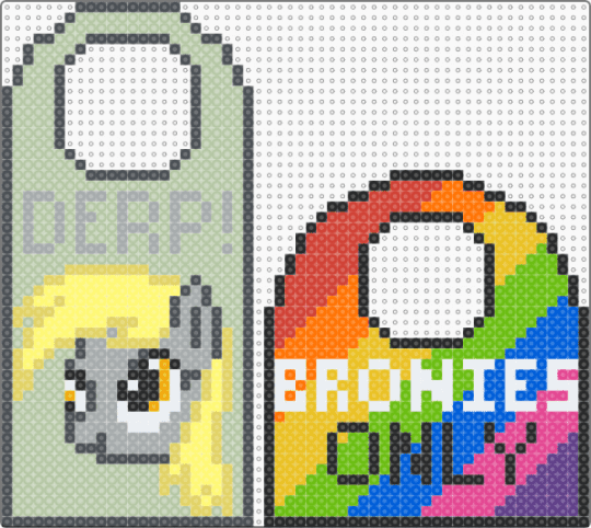door hangers 4 bronies - purple,beige,yellow,mlp,my little pony,derpy hooves,brony,cartoon,horse